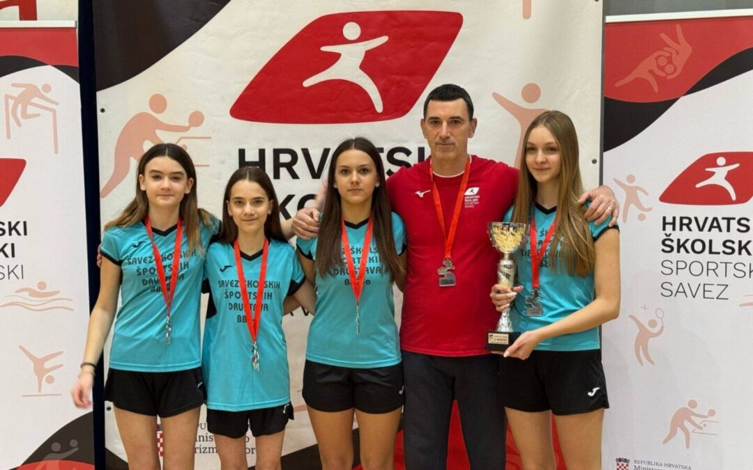 Srebrna medalja na državnom školskom sportskom natjecanju!