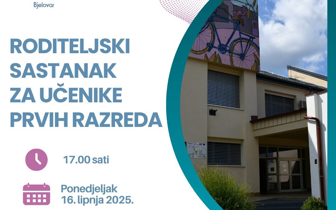Roditeljski sastanak za buduće učenike prvih razreda
