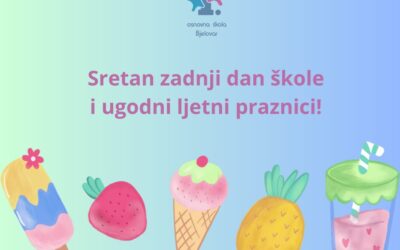 Sretan zadnji dan škole!