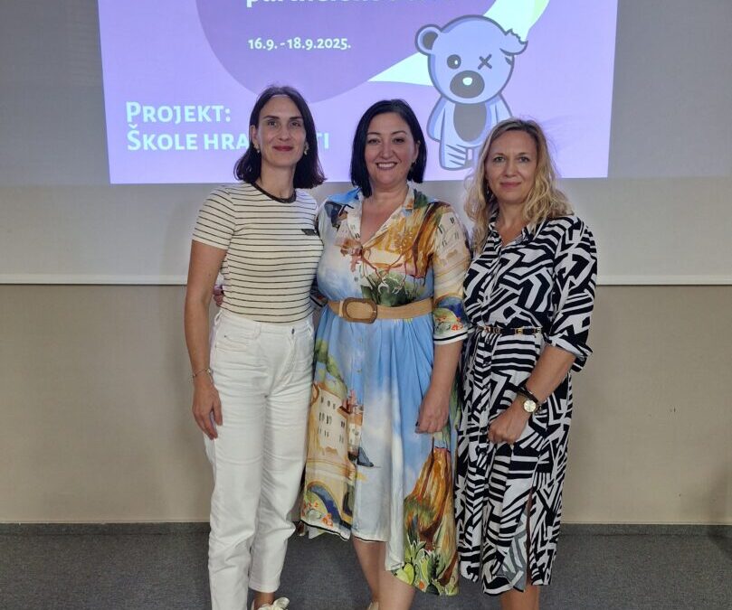 Predstavnice I. osnovne škole Bjelovar na dvodnevnom treningu u sklopu projekta Škole hrabrosti