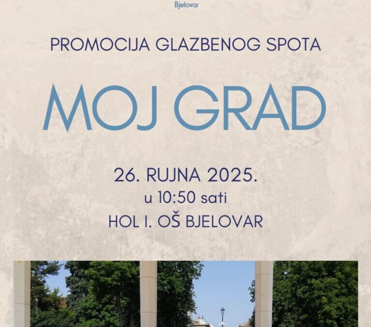 Promocija glazbenog spota “Moj grad”
