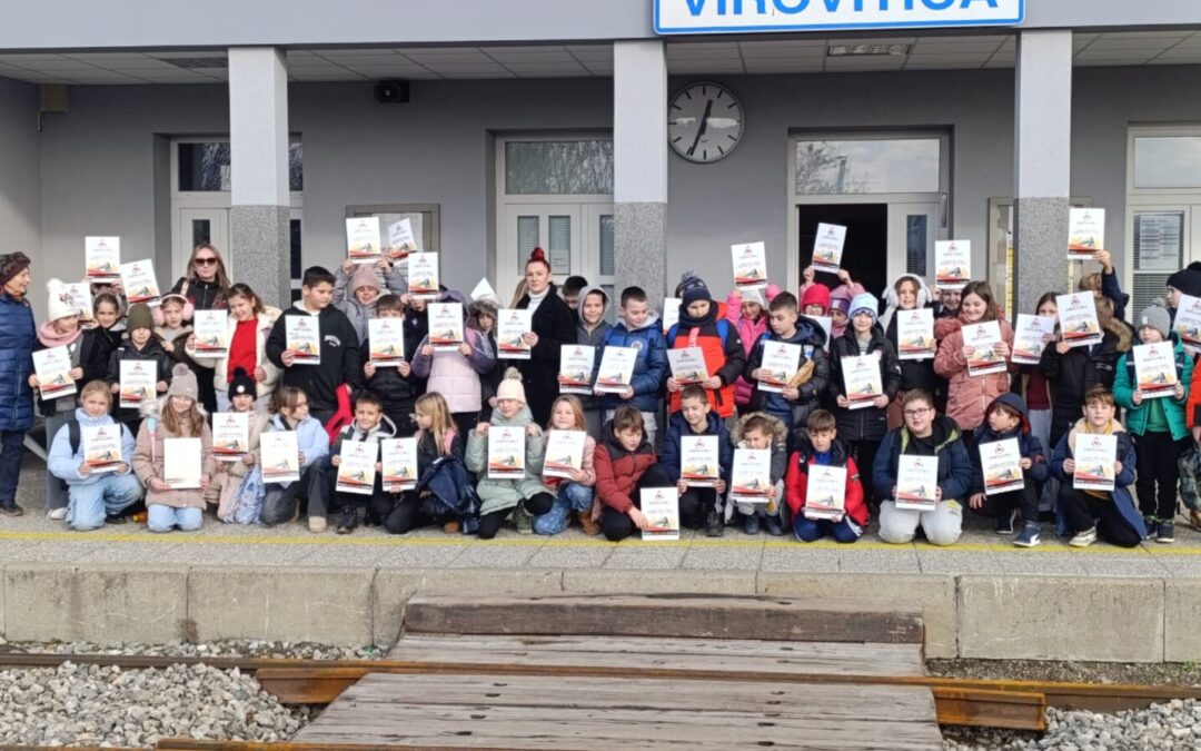 Virovitica voli vlakove – terenska nastava učenika 3. razreda MŠ
