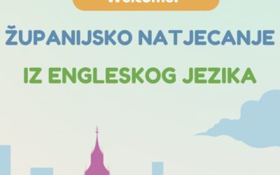 Županijsko Natjecanje iz engleskoga jezika – obavijest o provedbi