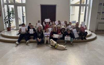 STEM radionica “DogBot staza” s terapijskim psom (eTwinningov projekt „Radost stvaranja“)