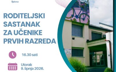 Upis djece u 1. razred i roditeljski sastanak