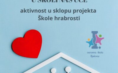 Aktivnost “Članovi obitelji iz kuće u školi nas uče” u sklopu projekta Škole hrabrosti