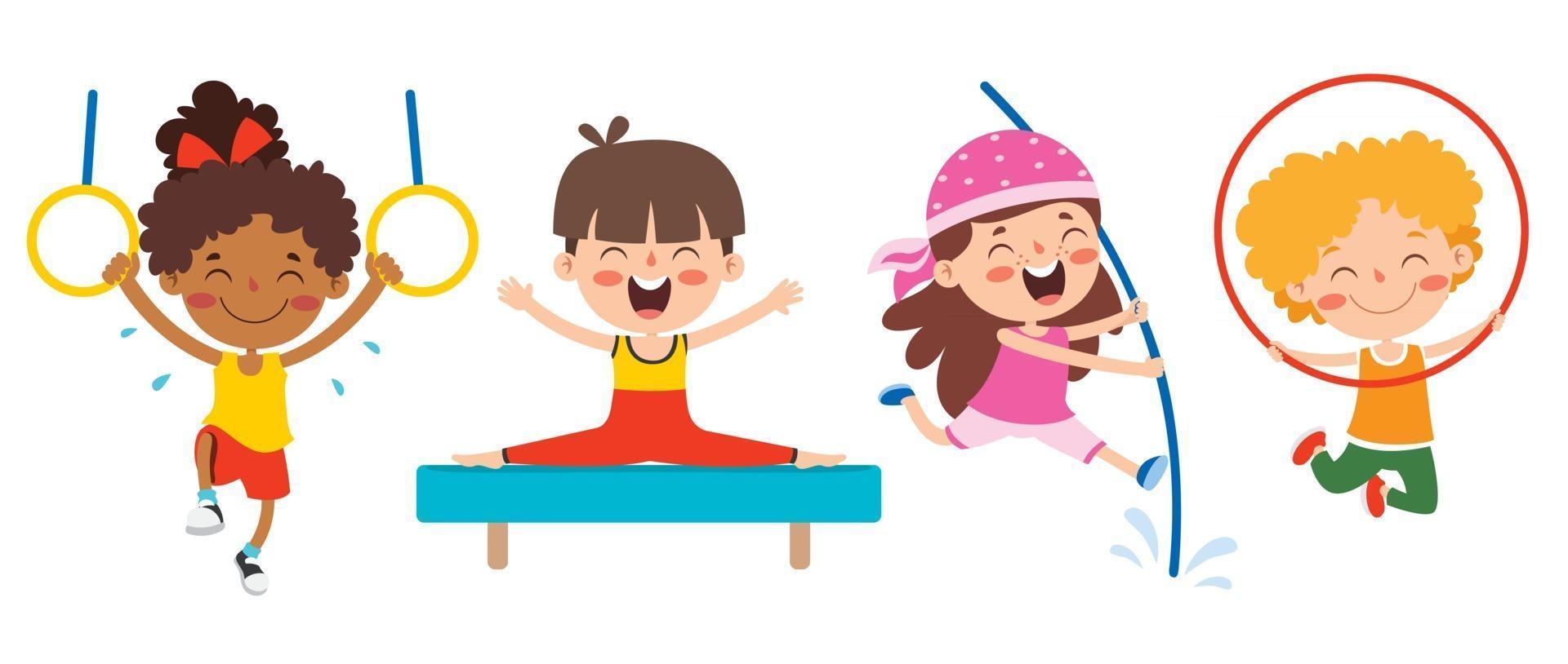 happy-kids-making-various-sports-vector