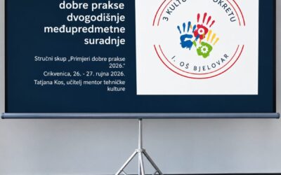 Školski projekt predstavljen na stručnom skupu učitelja Tehničke kulture „Primjeri dobre prakse 2026.“ u Crikvenici