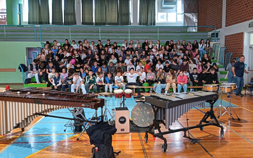Sudar Percussion Ensemble oduševio naše učenike!